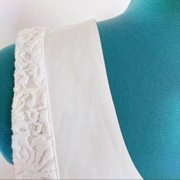 Chloe Robe Lace tunic mini dress ivory - Picture 5 of 13